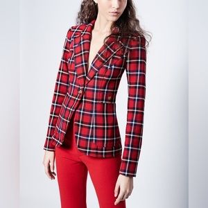 NWOT gorgeous Smythe Duchess blazer size 6 in plaid